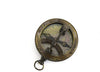 Nautical Antique Style Pocket Sundial Compass, 5 x 4.5 x 2.2