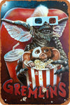 Gremlins Horror Movie Poster Retro Metal Tin Sign 8.12 inch