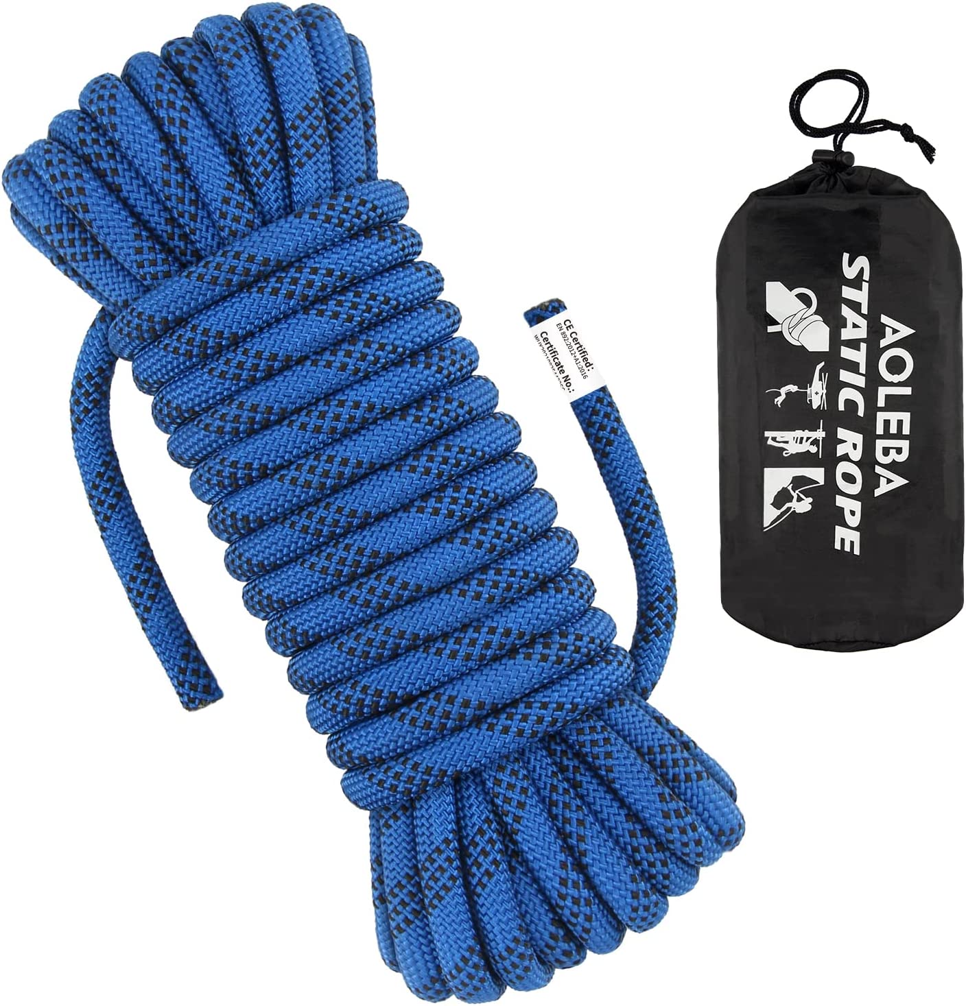 Static Climbing Rope 10.5mm 10M (32ft) Blue