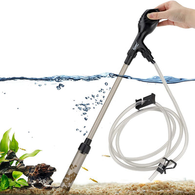 Manual gravel vacuum for aquarium, (S)