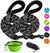 2 Pack 5' Heavy Duty Dog Leashes, Set 5 / Black / Black