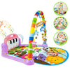 colorful baby gym with piano