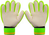 Goalkeeper gloves, with double protection, Green, Size 5