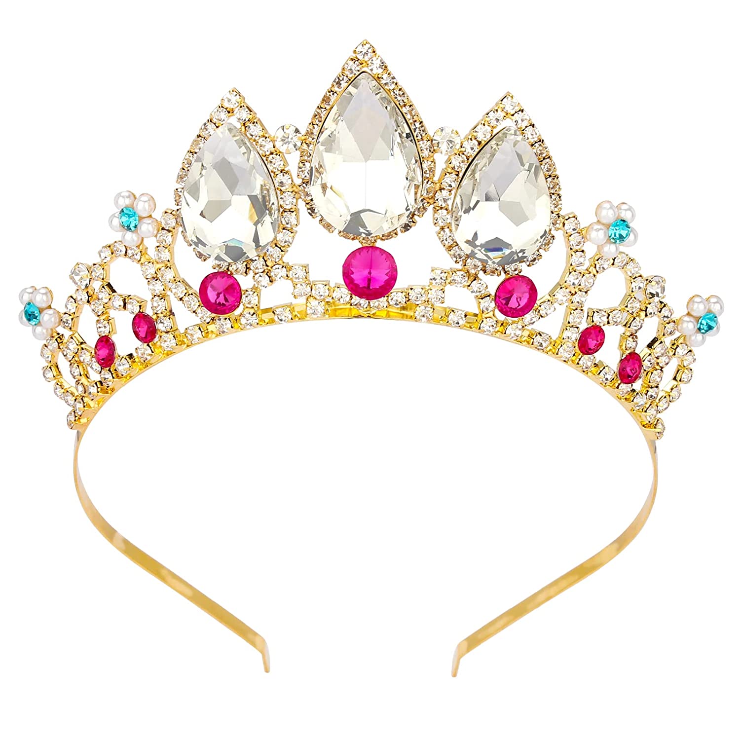 Tiaras for girls, hair accessory, Color: Transparent