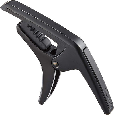 Capo for guitars, (black), 6 x 4 x 1.25 inches