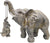 Elephant statue decoration(silver)