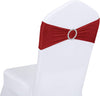 Elastic Bands for Chair Decoration, Red (10Pcs)