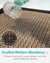 Washable kitchen mats, for the front of the sink, (Black)