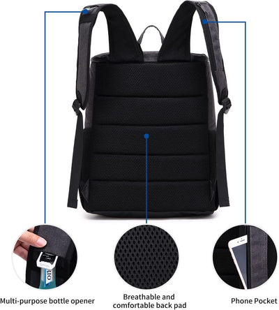 Leak-proof thermal backpack, Black