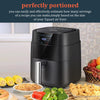 Air Fryer, 5 Quart 170°F to 400°F with Digital Touch Screen