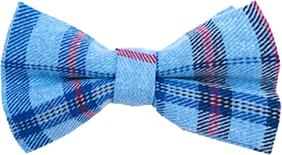 Pet bow accessory, 8-piece, Plaid