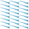 Metal clips, for hair (24 pieces, Blue).