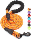 Strong 1/2 '' x 5 'Pet Leash with Padded Handle, Orange