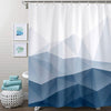 Shower Curtain Set, Blue, (72 x 72 inches)