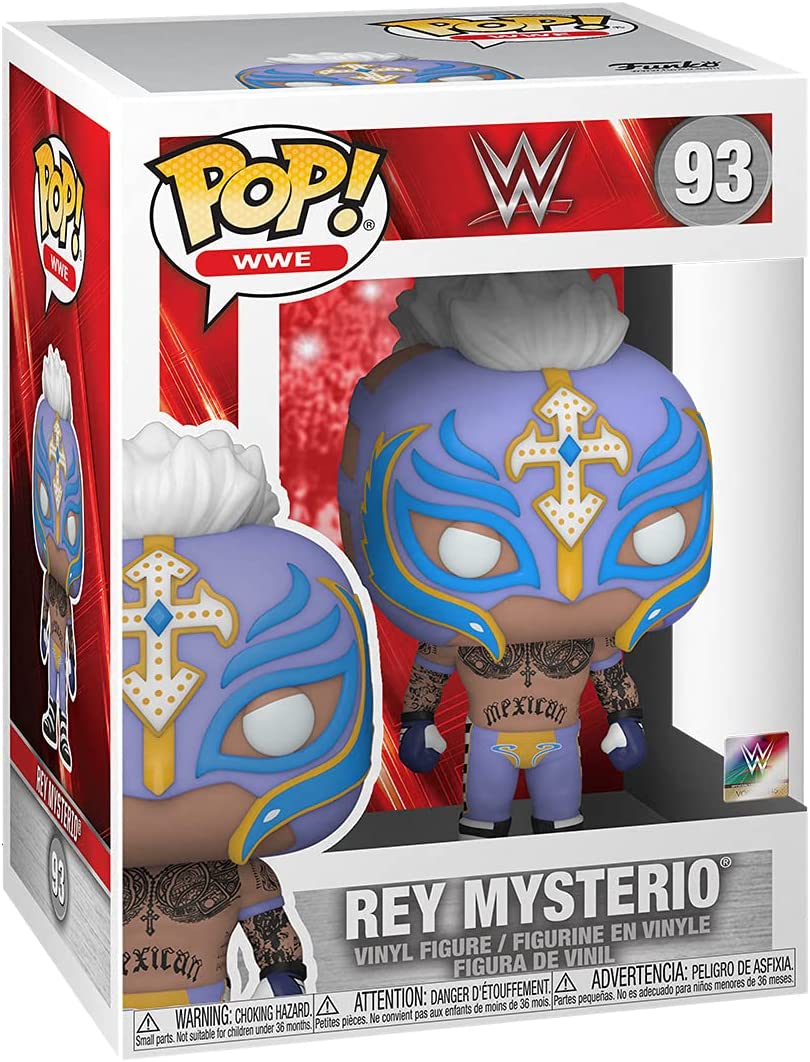 Rey Mysterio Collectible Figure (2.5 x 2.5 x 3.75 inches)