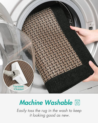 Washable kitchen mats, for the front of the sink, (Black)