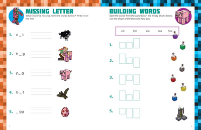 Spelling for Minecrafters: Grade 1 (Paperback)