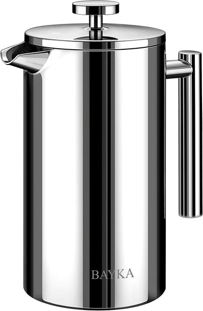 French Press Coffee Maker, 304 Grade Stainless Steel