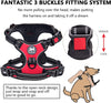 Reflective Adjustable No Pull Pet Harness, Red (S)