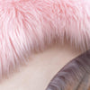 Luxurious Soft Faux Shearling Fur Cover 2' x 3' Pink