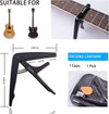 Capo for electric guitar and 6-string acoustic guitar, (black)