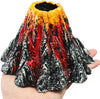 Colorful LED Spotlight Aquarium Volcano Ornament Kit