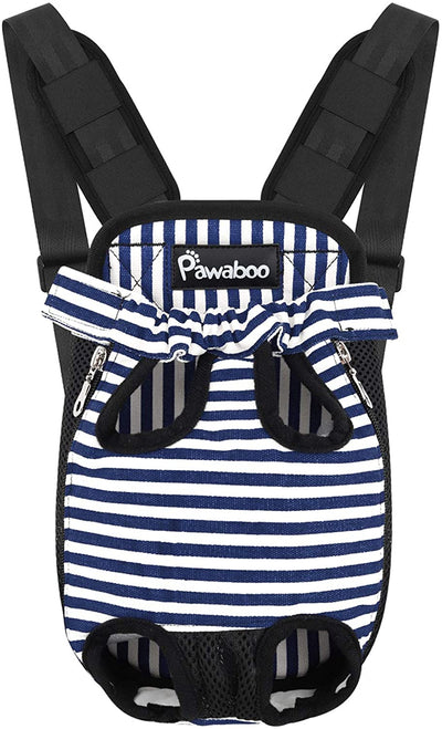 Easy Fit Medium Pet Carrier (1-Pack) - Blue & White Stripes