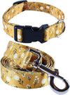 Set of 2 Pet Collars and Fun Leash, Size s, Flower