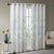 Single semi-transparent curtain ( 50x84, colour:Leaves Aqua)