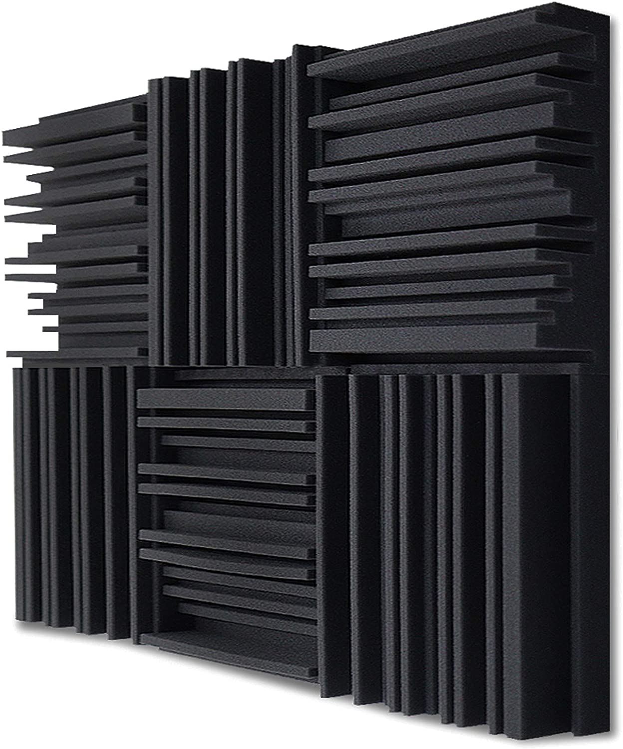 Acoustic studio absorption foams, broadband soundcolor:Black