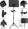 Music Projector Stand for Sheet Music, Foldable Adjustable, Black