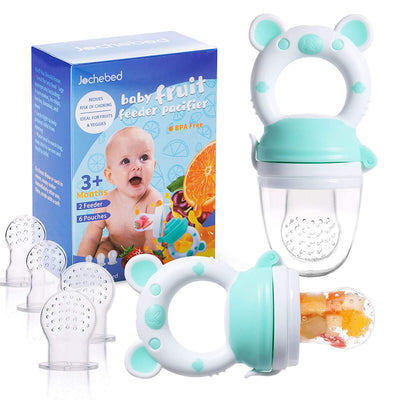 Baby Fruit Feeder Pacifier, Color: Cyan