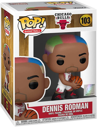 Collectible Figure Dennis Rodman, 2.5 x 2.5 x 3.75 inches