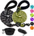 2 Pack 5' Heavy Duty Dog Leashes, Set of 8/Black/Olive