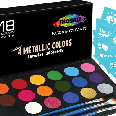 Face makeup, 18color professional paint kit