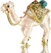 Small Camel Figurine Collectible Crystal Trinket Jewelry Box