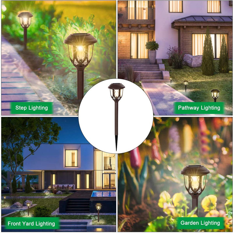 Solar Lights Outdoor Decorative,10 Packs, warm white