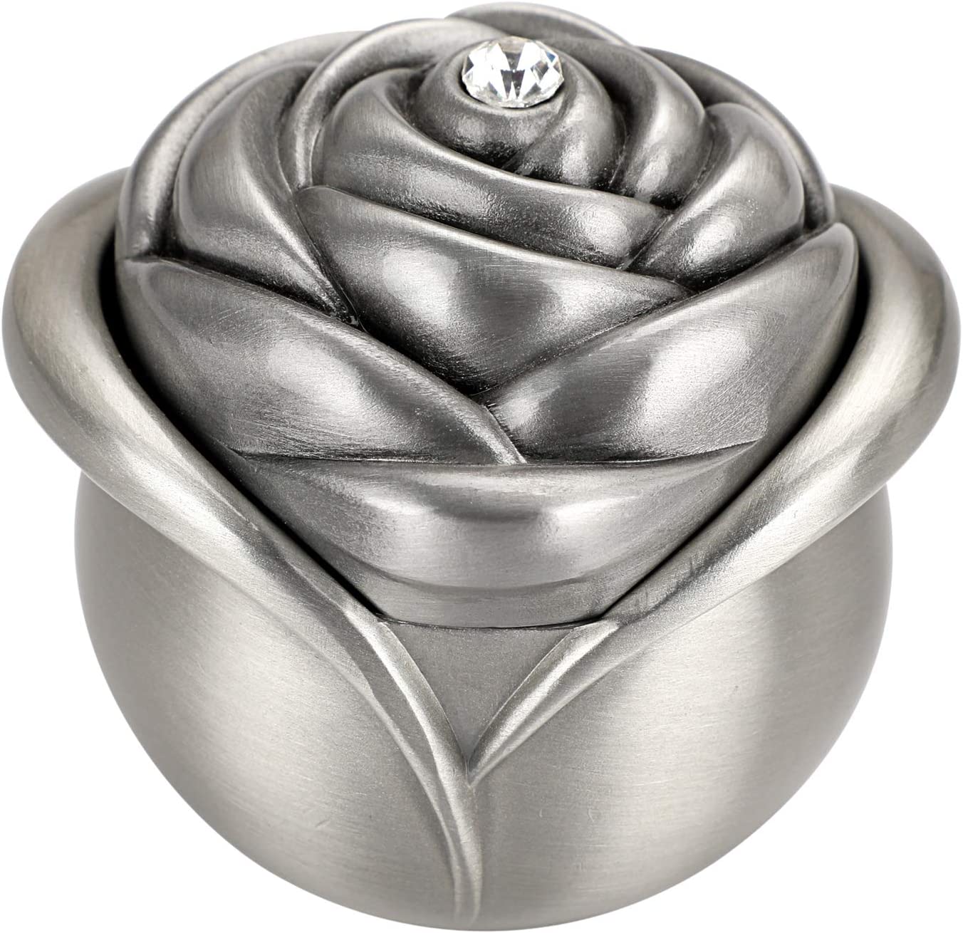 Vintage Rose Shaped Jewelry Box, (Size: L)