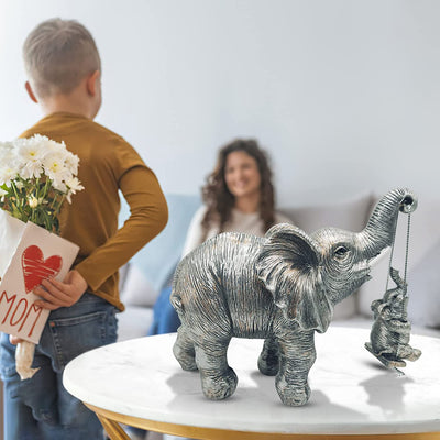 Elephant statue decoration(silver)