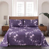 Full purple flower sheet set