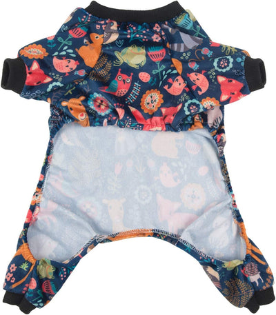 pet pajamas, Color: Forest Family, (14''-14.5'' x 9.5''-10'')