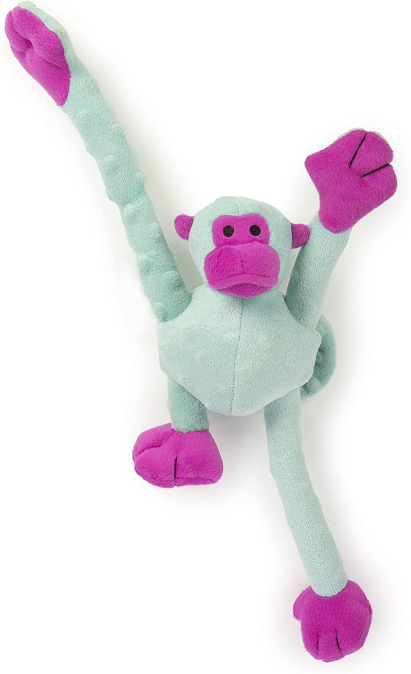 Pet Monkey Plush Toy, (Turquoise, Small)