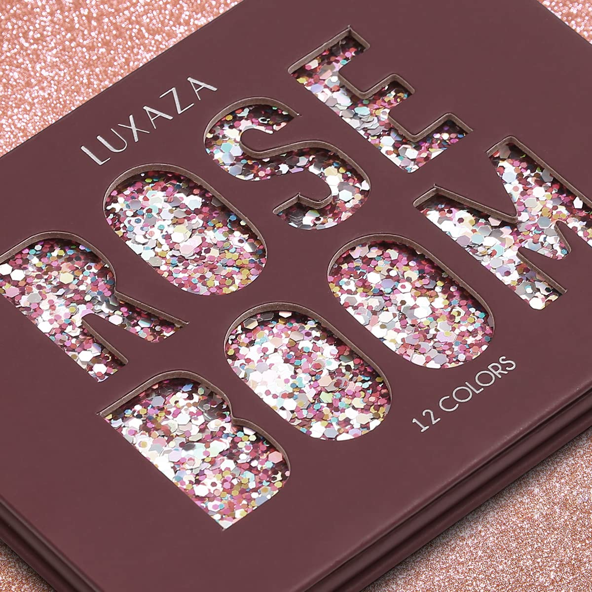 Metallic festival style glitter eyeshadow palette