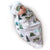 Newborn Sleeping Blanket with Hat, Color: Mountains