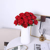 10 Artificial Red Rose Flowers for Valentine's Day