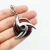 Anime Keychain Sharingan Leaf Village Alloy Key Chain Pendant