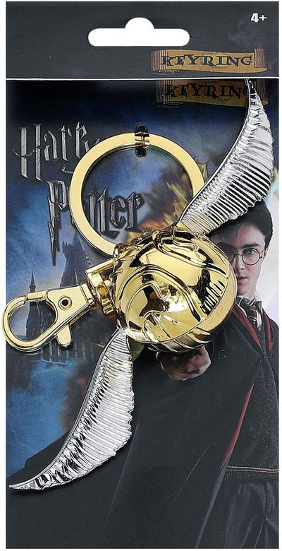 Gold Snitch Pewter Key Ring