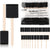 Arts and Crafts Foam Brushes, 25 Assorted 1-4 Inch Brushes,