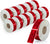 1" x 2" Red Packaging Labels (12 Rolls, 6000 Labels)