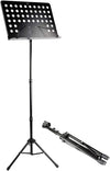 Portable Adjustable Music Stand Black